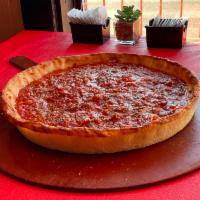 All Meat True Chicago Pizza · Pepperoni, sausage, ham, and ground beef