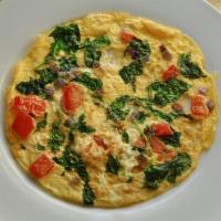 Vegetable Omelette with Spinach and Cheese · 