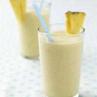 Pina Colada Smoothie · Pineapple, coconut water or milk, and sweetener.

