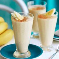 Banana Cinnamon Smoothie · Banana, cinnamon, and vanilla yogurt.
