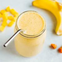 Turmeric Blend Smoothie · Mango, banana, turmeric, and milk.
