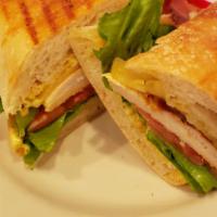 Cajun Club Sandwich Lunch · Cajun chicken, pepper jack cheese, crisp bacon, lettuce, tomato and Cajun mayonnaise on toas...
