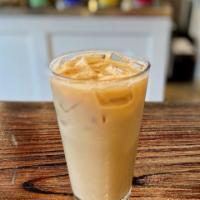 Iced Latte · 2 shots of espresso and milk. Available hot or iced. 