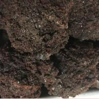 Triple Chocolate Cake Ball · a chocolate lover's dream: chocolate cake and chocolate frosting, coated in dark chocolate a...