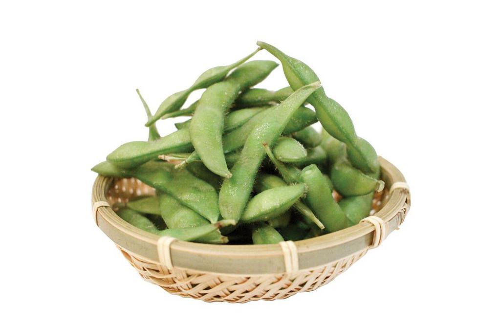 Edamame · Boiled soybeans with salt