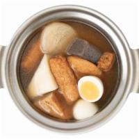 Oden Large · Vegetables and fish cakes stewed in light fish broth (Photo is Small size)