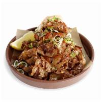 Spicy Pork · Grilled pork with ginger and Japanese chili