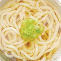Kake Udon  · Plain udon (original noodles served with our homemade soup broth).