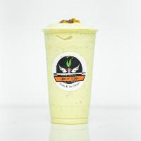 66. Pistachio Frappe · Milk and Ice-blended Frappe, Pistachio Flavor Blended with Pistachio Nuts
