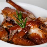 Smoked Bresse Chicken(17.50/LB) · Braised and smoked Bresse Chicken that showcases its marvelous color and rich flavor. 
(Only...