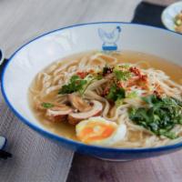 Chicken Noodle Soup - Thick Broth · Daily handmade noodles and rich Bresse chicken broth seasoned with house special soy sauce s...