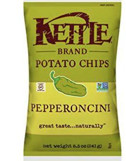 Kettle Chips · healthy kettle cocked potato chips and deliciously crispy