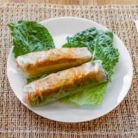 Tofu Spring Rolls · Vegan and gluten-free.
