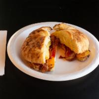 Bacon, Egg and Cheese Breakfast Sandwich · 