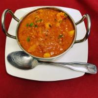 Fresh Mix Vegetable Curry · Combined seasonal vegetables cooked in house-blended curry sauce.