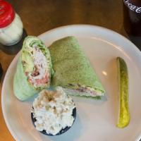 Western Slope Wrap · Smoked turkey, bacon, lettuce, tomato, provolone cheese, fresh avocado and house made ranch ...