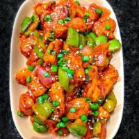 Baby Corn Manchurian	 · Baby corn dipped in a spicy batter and deep-fried until crispy.