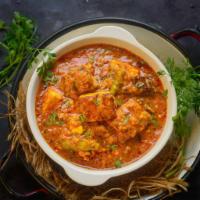 Paneer Curry of the Day 16 oz. · Grilled chunks of paneer in a spicy gravy.