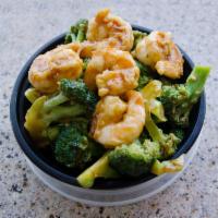 128. Shrimp with Broccoli · 