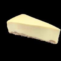 Cheesecake Slice · Creamy and delicious! Add toppings for extra charge.