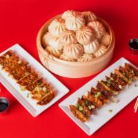The Party Bundle · Perfect for a larger crowd of 8-12 people.
The Party Bundle is 24 of our signature bao (6 ea...