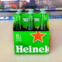 6 Pack of 12 oz. Bottled Heineken Beer · Must be 21 to purchase. 5.0% abv.