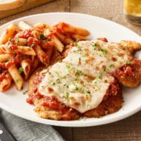 Chicken Parmesan · Coated with Mama Mandola’s breadcrumbs, sauteed and topped with our pomodoro sauce, parmesan...