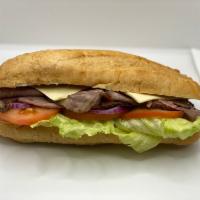 Roast Beef Sandwiches · Sandwich with thinly sliced beef that has been cooked over a dry heat. 