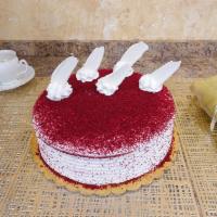 Red Velvet Cake · A red hued chocolate layer cake, filled and iced with a smooth cream cheese frosting, finish...