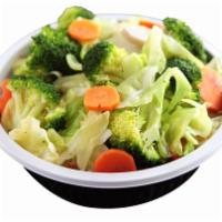Veggie Bowl · Serves with Steamed Rice