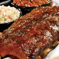 Baby Back Ribs Plate · Choose between the 1/2 rack or full rack of our deliciously tender baby back ribs.