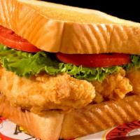 Chicken Tender Sandwich · Your choice of grilled or fried tenders on Texas toast.