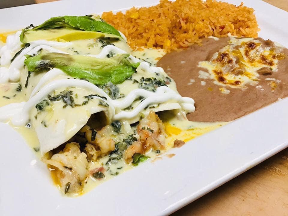 Plate #3 · 2 enchiladas.