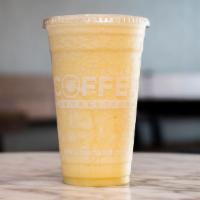 Pacific Shiver · Pineapple, coconut, milk, orange juice, honey.