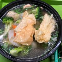 P3 Pho Chay Vegetable · Tofu, broccoli, napa cabbage, and carrots.