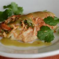 Baja Chicken · All-natural, hormone-free boneless, skinless chicken breast stuffed with tofu cheese, cilant...