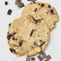 Chocolate Chunk Cookie · Housemade chocolate chip cookie with chunks of Belgian  chocolate melted inside. 