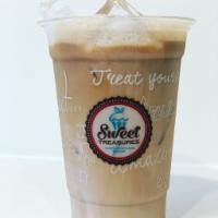 Iced Chai Latte · Our Chai latte is full of spice and everything nice! Just the right amount of aroma to energ...