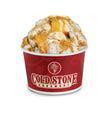 Apple Pie A La Cold Stone · French vanilla ice cream. Cinnamon, graham cracker pie crust, apple pie filling and caramel.