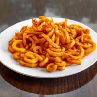 Curly Fries · Fried potatoes.  