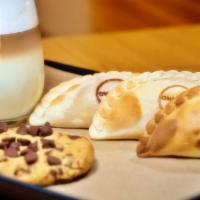 Lunch Combo · The lunch combo includes 3 empanadas of your choice, a hot or cold drink, and a cookie or mu...