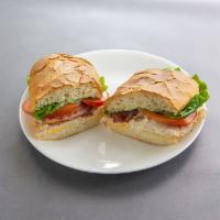 3. Turkey and Bacon Sandwich · Turkey, bacon, lettuce, tomato and mayonnaise.