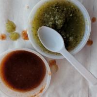 Side Chutney · Chutneys are dips that come with the Samosa or Potato Vada, they provide additional flavor o...
