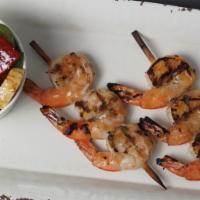 Peri Peri Shrimp · 6 count. Peri Peri Char grilled jumbo Shrimp, served over rice or salad bowl.