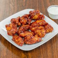 Chicken Wings · Choose BBQ, Buffalo, Garlic Parmesan or plain. 