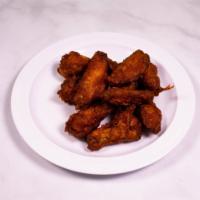 6. Fried Chicken Wings · 8 pieces. Cooked in oil wing of a chicken coated in sauce or seasoning.