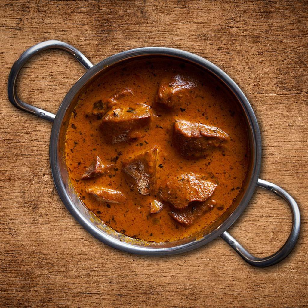 Lamb Tikka Masala · Lamb tikka masala is a dish of chunks of roasted marinated lamb in a spiced curry made of Indian Herbs and spices.
