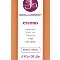 17 oz. Cyboog Juice · organic carrot, yams, bitter orange, orange and organic ginger.