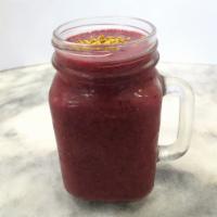 16oz Cupu Acai · Cupuacu (fruit from Brasil, known to boost the immune system), organic acai, organic wild bl...