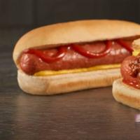 10. Chili Dog Combo · Served with fries and a drink.